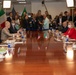 Secretary of Defense Lloyd J. Austin III and Italian Minister of Defense Lorenzo Guerini engage in a bilateral exchange