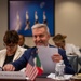 Secretary of Defense Lloyd J. Austin III and Italian Minister of Defense Lorenzo Guerini engage in a bilateral exchange