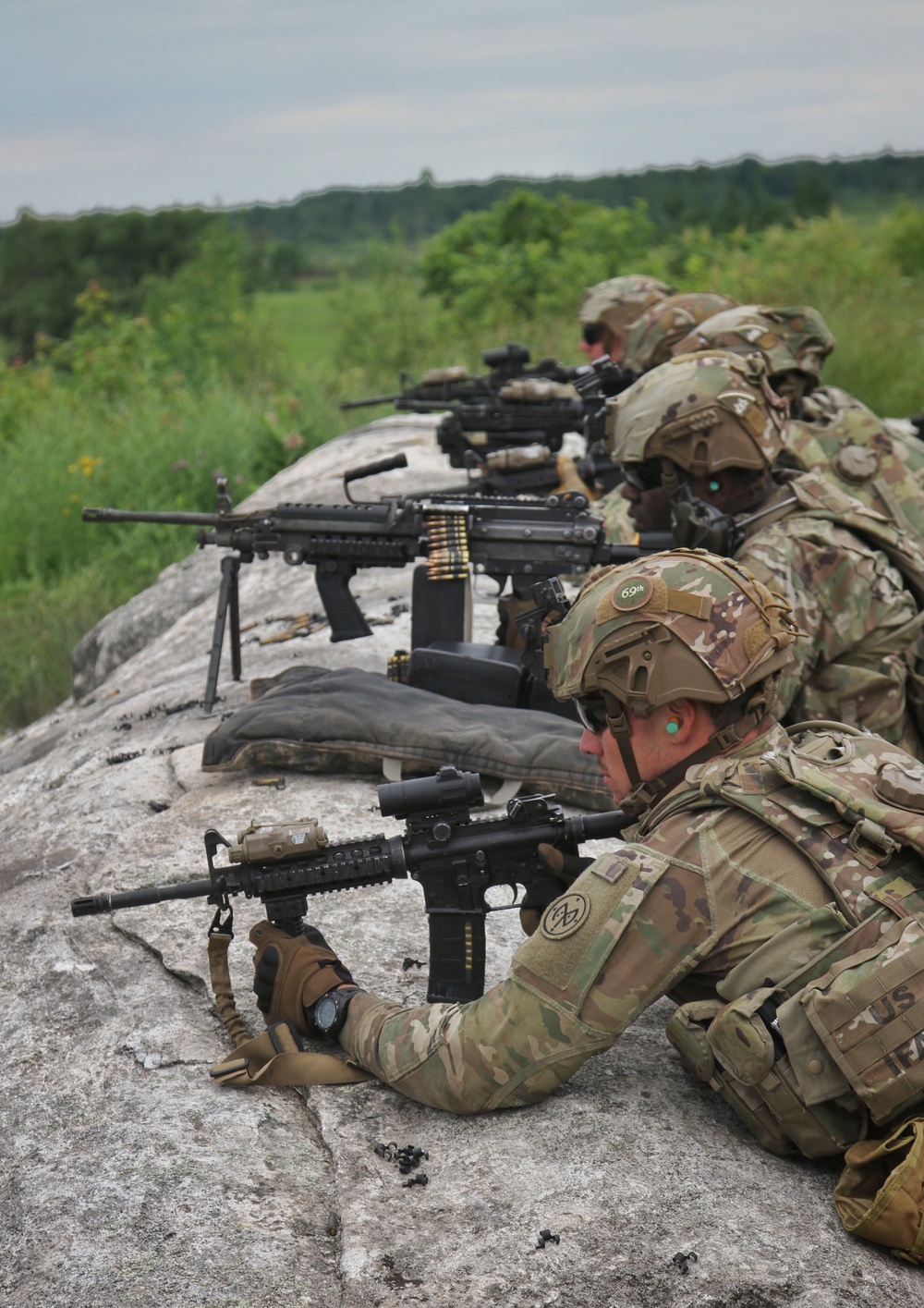 69th Infantry Regiment Soldiers conduct live fire at Fort Drum