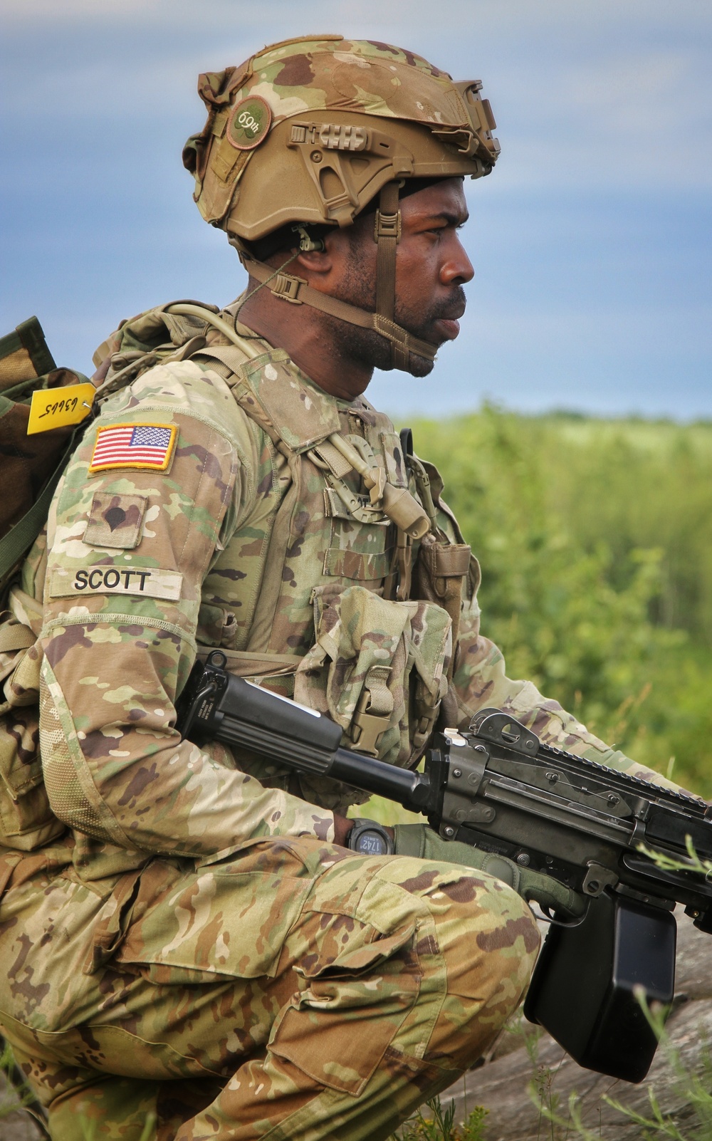 69th Infantry Regiment Soldiers conduct live fire at Fort Drum