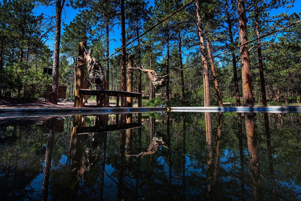 USAFA Basic Cadet Training Class of 2026 Obstacle Course