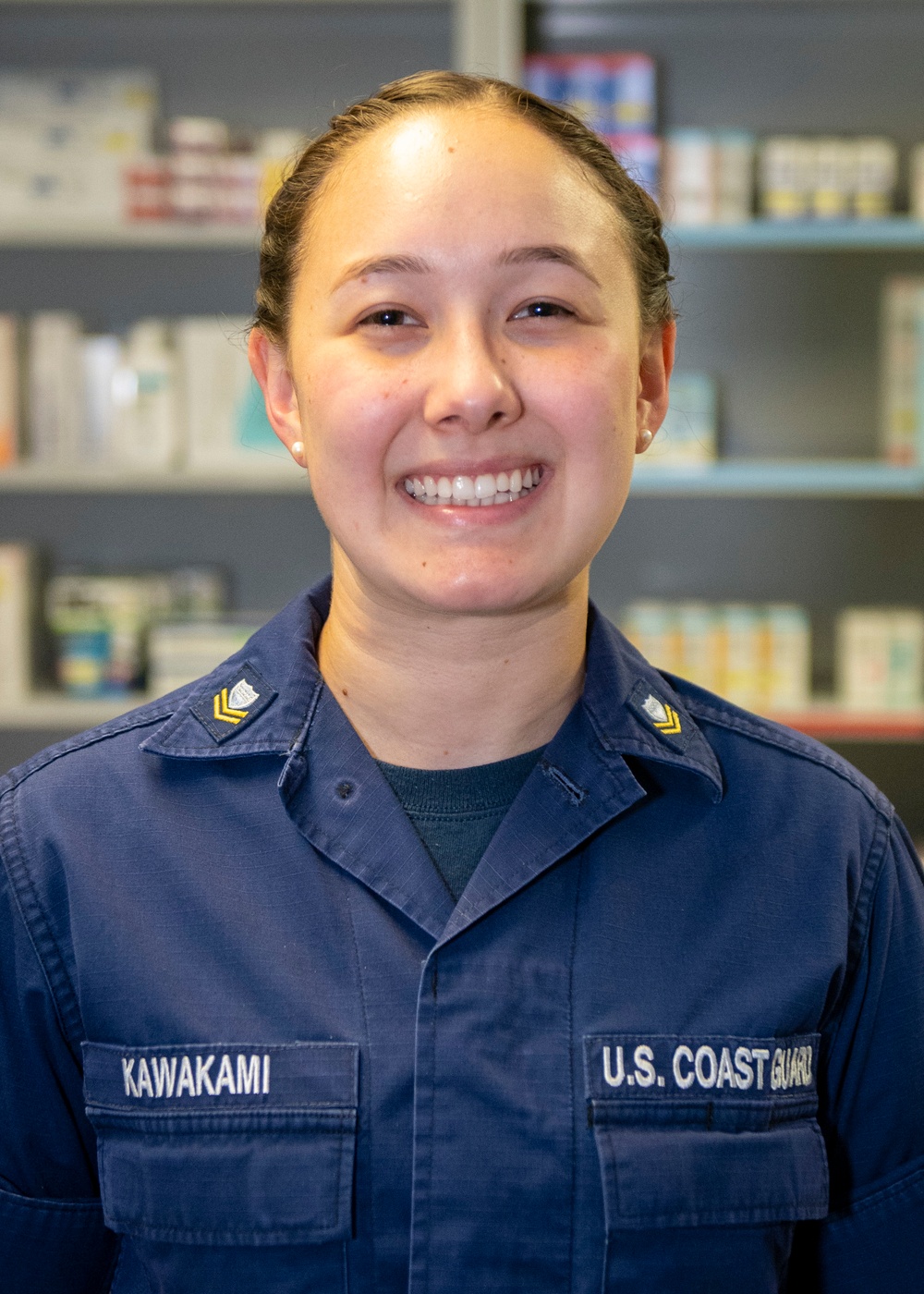 Petty Officer 2nd Class Kina Kawakami earns Enlisted Person of the Quarter for Training Center Cape May