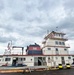 Mr. Pat undergoing major maintenance on the Mississippi