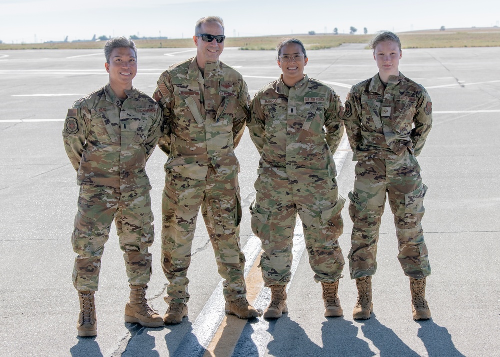 Maj. Gen. Jeffrey T. Pennington visits Travis Air Force Base, CA