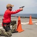 USS Hershel &quot;Woody&quot; Williams (ESB 4) conducts a small-arms weapon qualification.