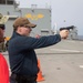 USS Hershel &quot;Woody&quot; Williams (ESB 4) conducts a small-arms weapon qualification.