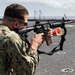 USS Hershel &quot;Woody&quot; Williams (ESB 4) conducts a small-arms weapon qualification.