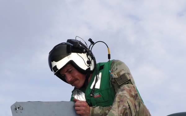 HSC-28 and USS Billings Conduct flight operations in the Eastern Pacific Ocean
