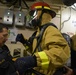 USS Billings conducts a main space fire drill