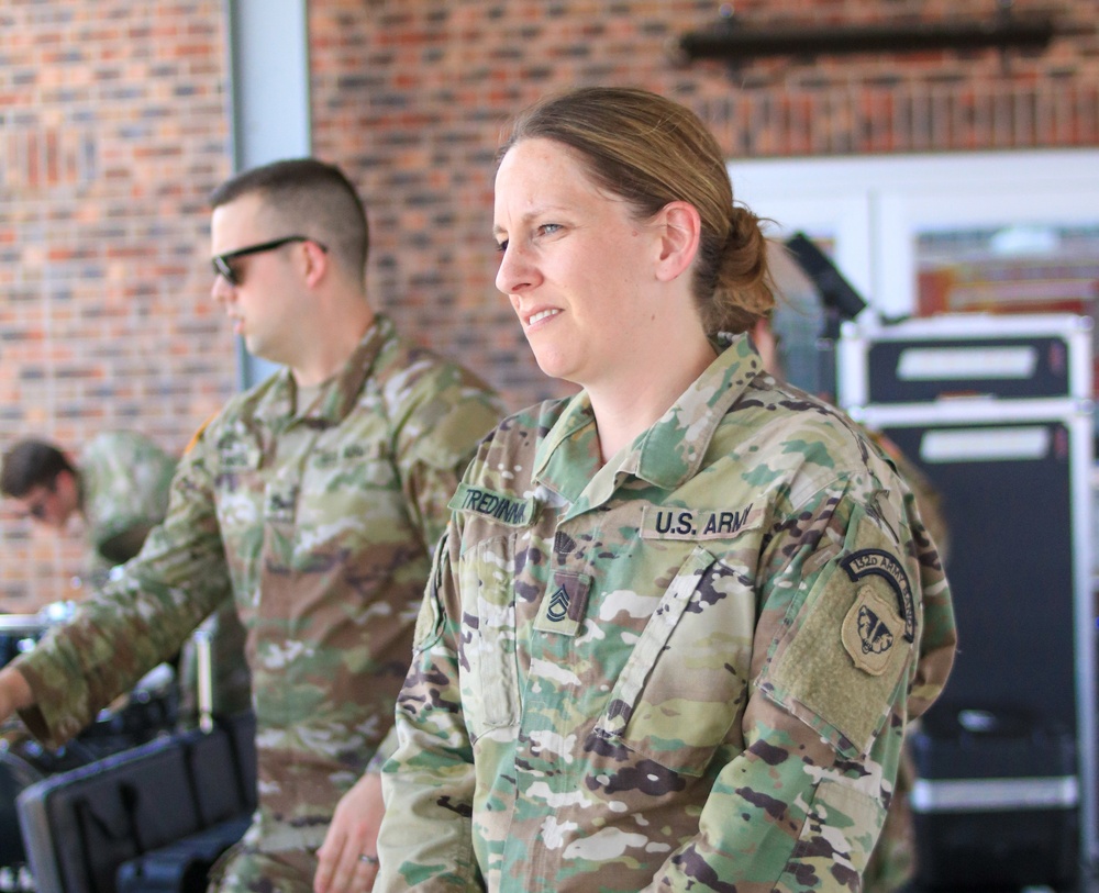 Army saxophone player tells why she serves
