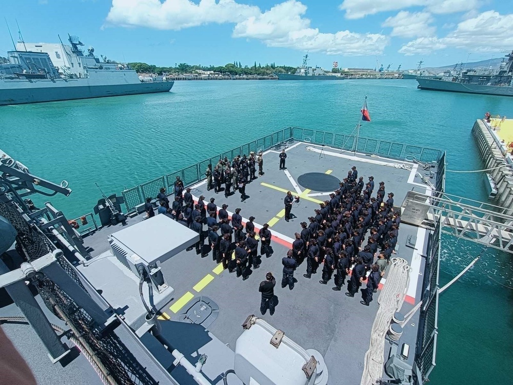 Philippine Navy’s frigate BRP Antonio Luna (FF151) sailed out for Sea Phase