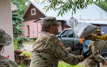 NMNG Soldiers and AIrmen help mitigate flooding risk