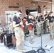 Marching to the beat of a different drum — the 132nd Army Band steps in to cover down on the 77th