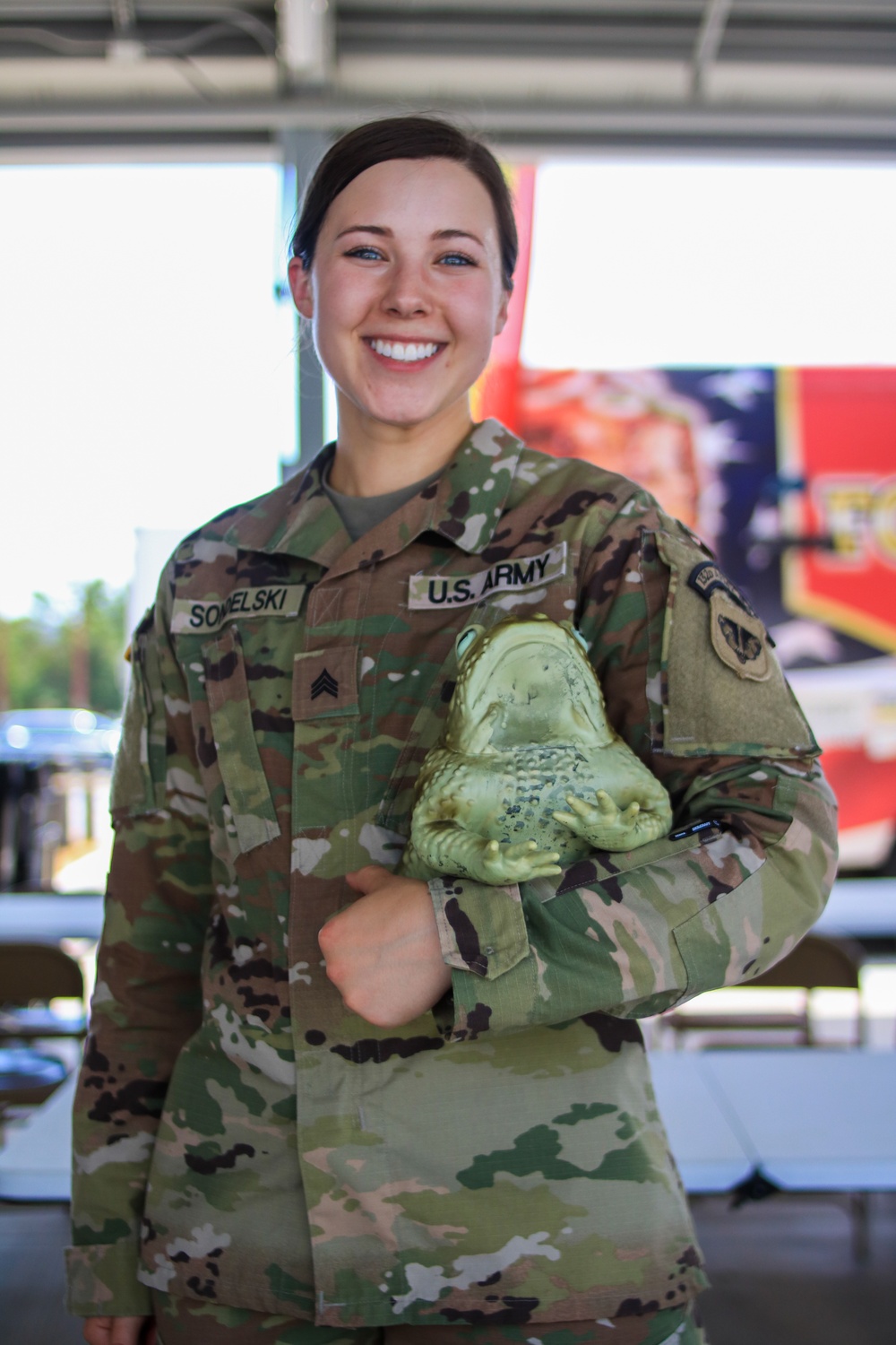 Marching to the beat of a different drum — the 132nd Army Band steps in to cover down on the 77th