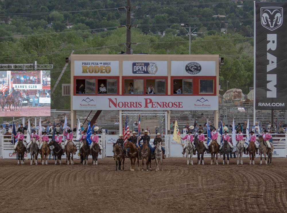 Pikes Peak or Bust Rodeo honors Military Service Members
