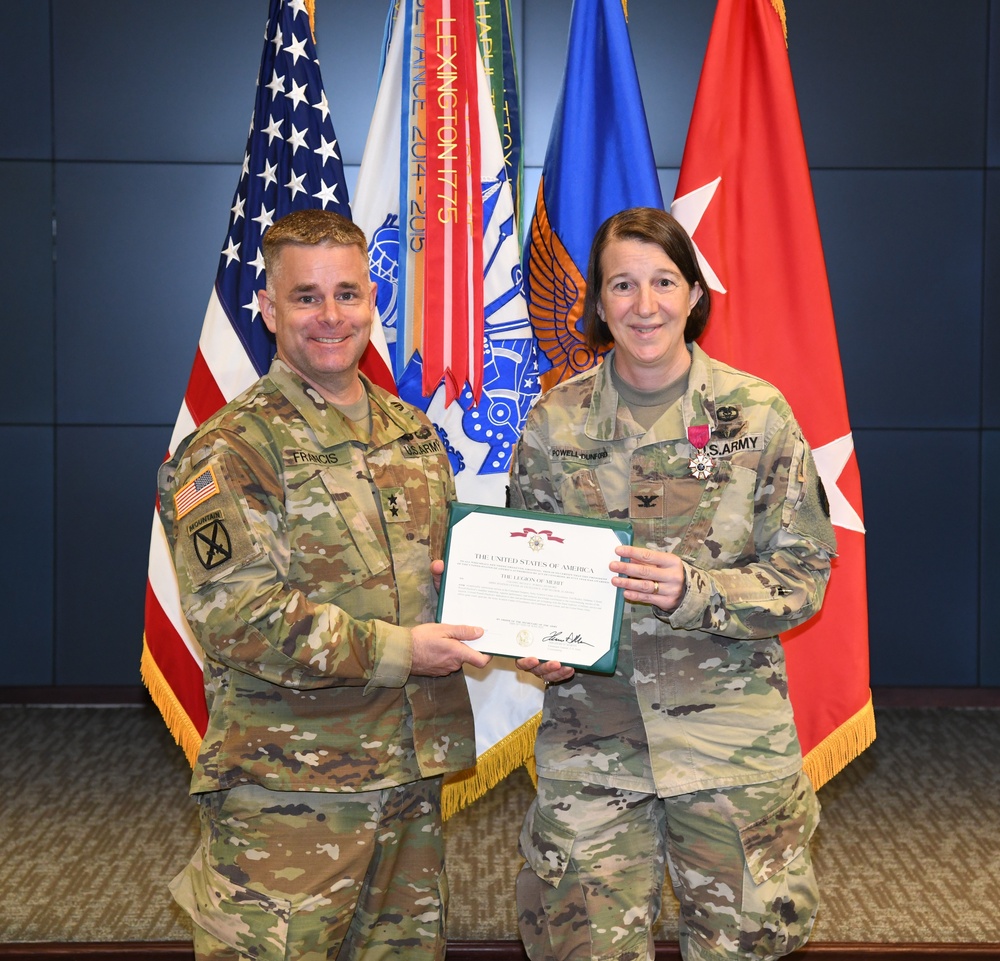 COL Powell-Dunford receives Legion of Merit