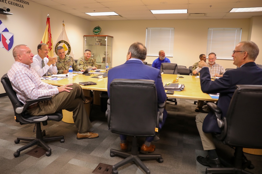 Senior Executive Service Member Tours Fort Stewart Housing