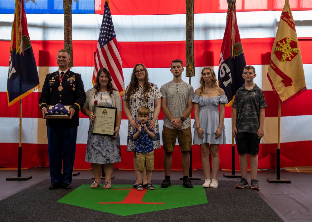 1ID Honors Division July Retirees