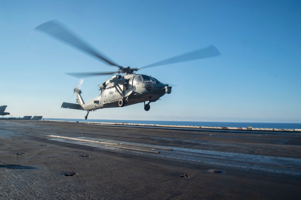 The Harry S. Truman Carrier Strike Group is on a scheduled deployment in the U.S. Naval Forces Europe area of operations, employed by U.S. Sixth Fleet to defend U.S., allied and partner interests.