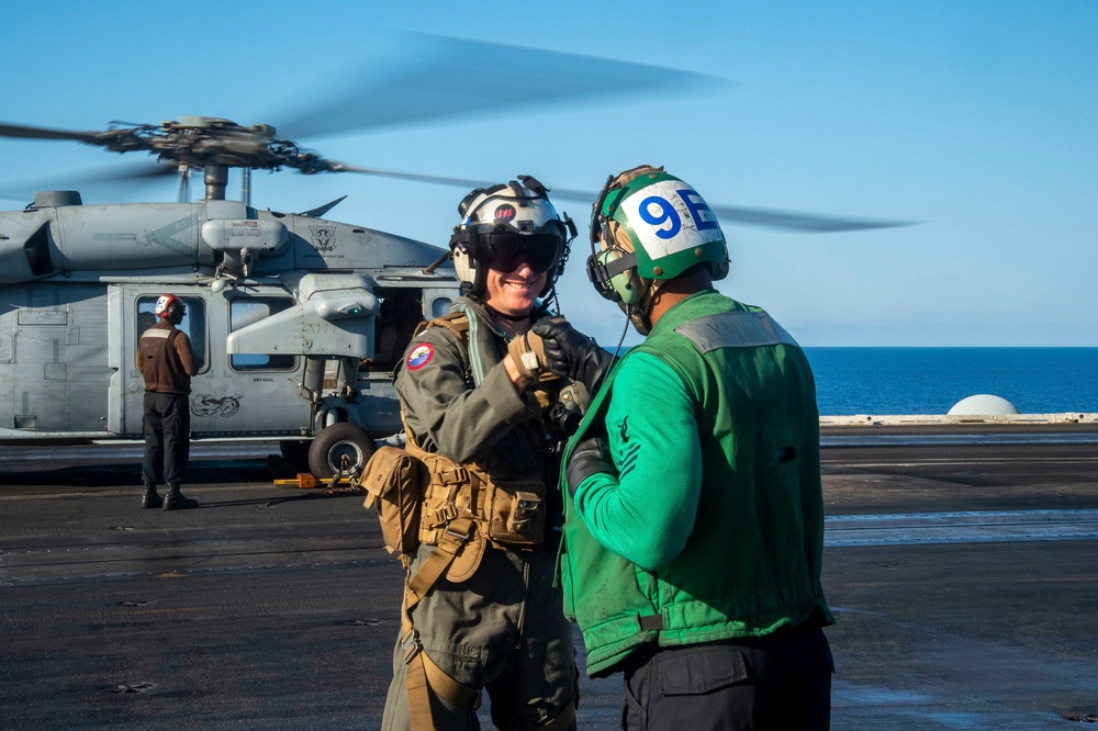 The Harry S. Truman Carrier Strike Group is on a scheduled deployment in the U.S. Naval Forces Europe area of operations, employed by U.S. Sixth Fleet to defend U.S., allied and partner interests.