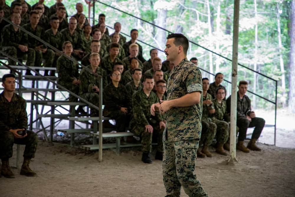 NROTC Midshipmen Summer Training Individual Protective Equipment Confidence Exercise