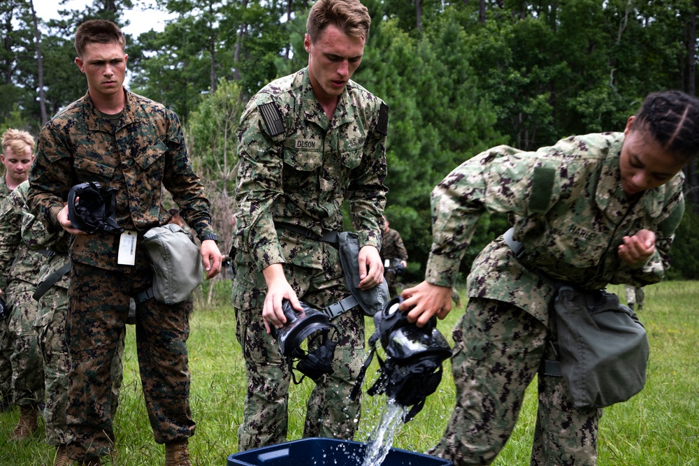 NROTC Midshipmen Summer Training Individual Protective Equipment Confidence Exercise