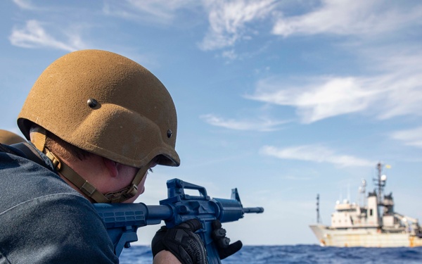 GHWB Sailor Conducts VBBS Training Drill