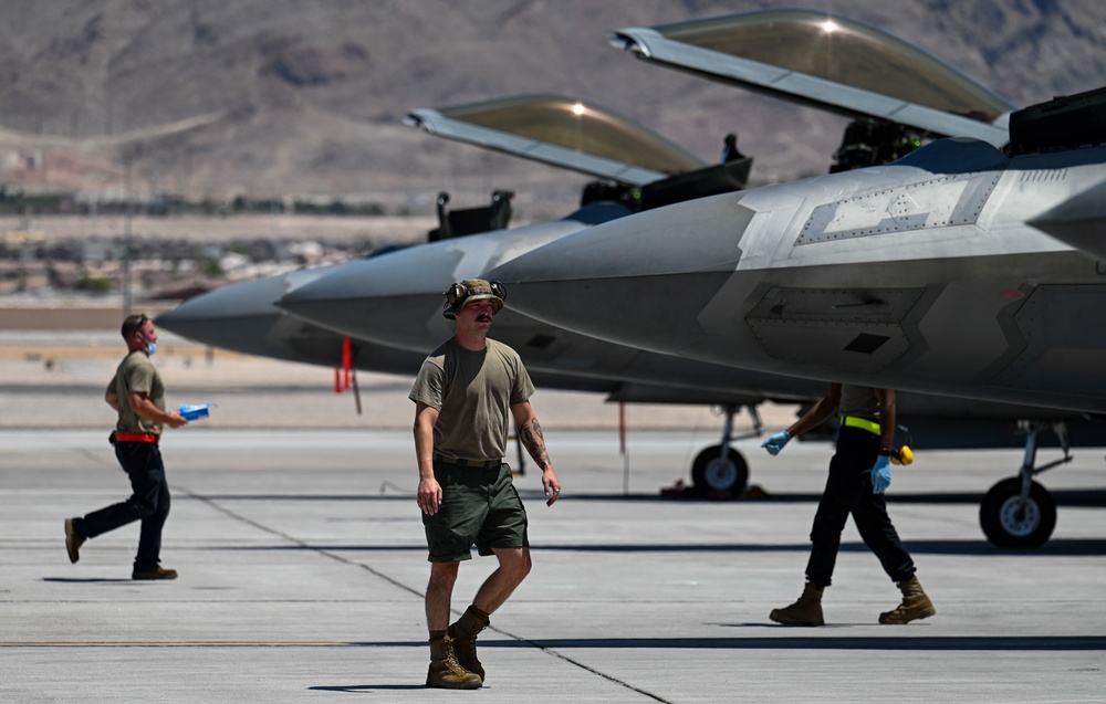 1st Fighter Wing Maintainers ensures F-22 readiness at RF 22-3
