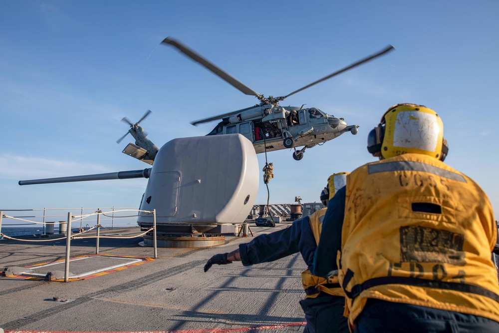 USS Leyte Gulf (CG 55) operations.