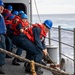 USS Leyte Gulf (CG 55) replenishment-at-sea.