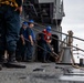 USS Leyte Gulf (CG 55) replenishment-at-sea.
