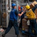 USS Leyte Gulf (CG 55) replenishment-at-sea.