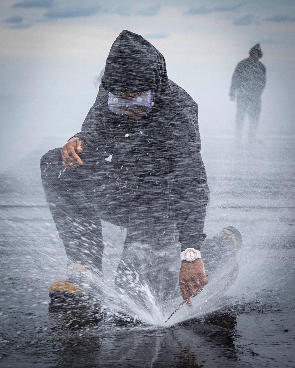 USS George H.W. Bush (CVN 77) Sailors Complete Daily Tasks