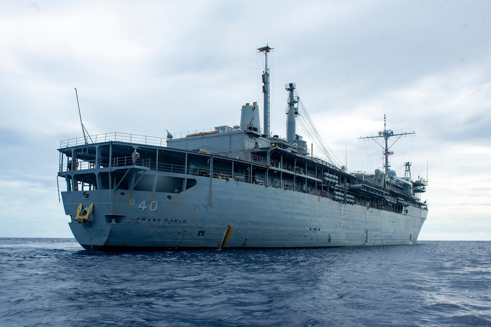 DVIDS - News - USS Frank Cable Departs Saipan After Sailors and