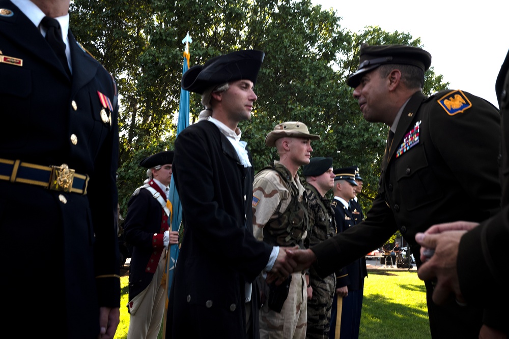 Deputy Director Army National Guard hosts Military District of Washington's Twilight Tattoo