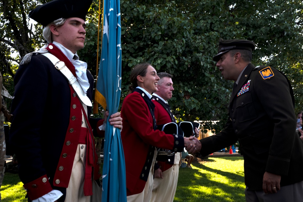 Deputy Director Army National Guard hosts Military District of Washington's Twilight Tattoo