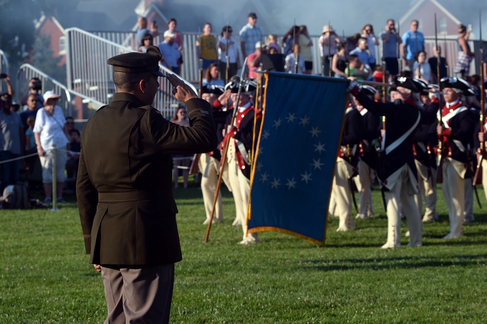 Deputy Director Army National Guard hosts Military District of Washington's Twilight Tattoo