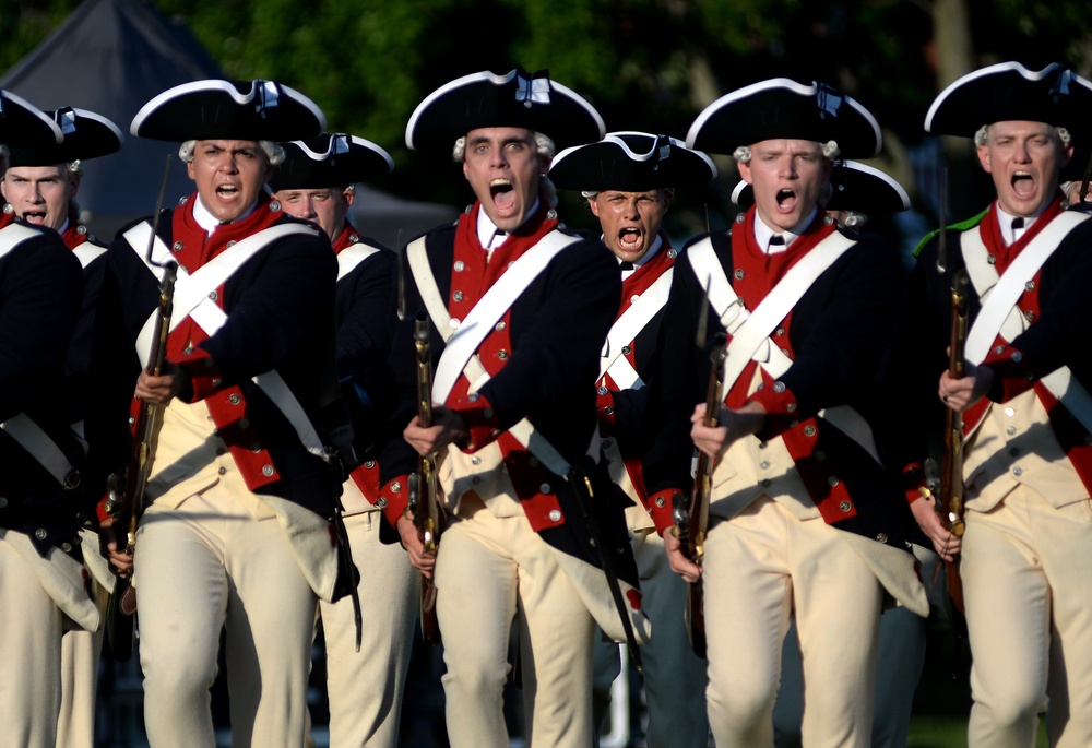 Deputy Director Army National Guard hosts Military District of Washington's Twilight Tattoo