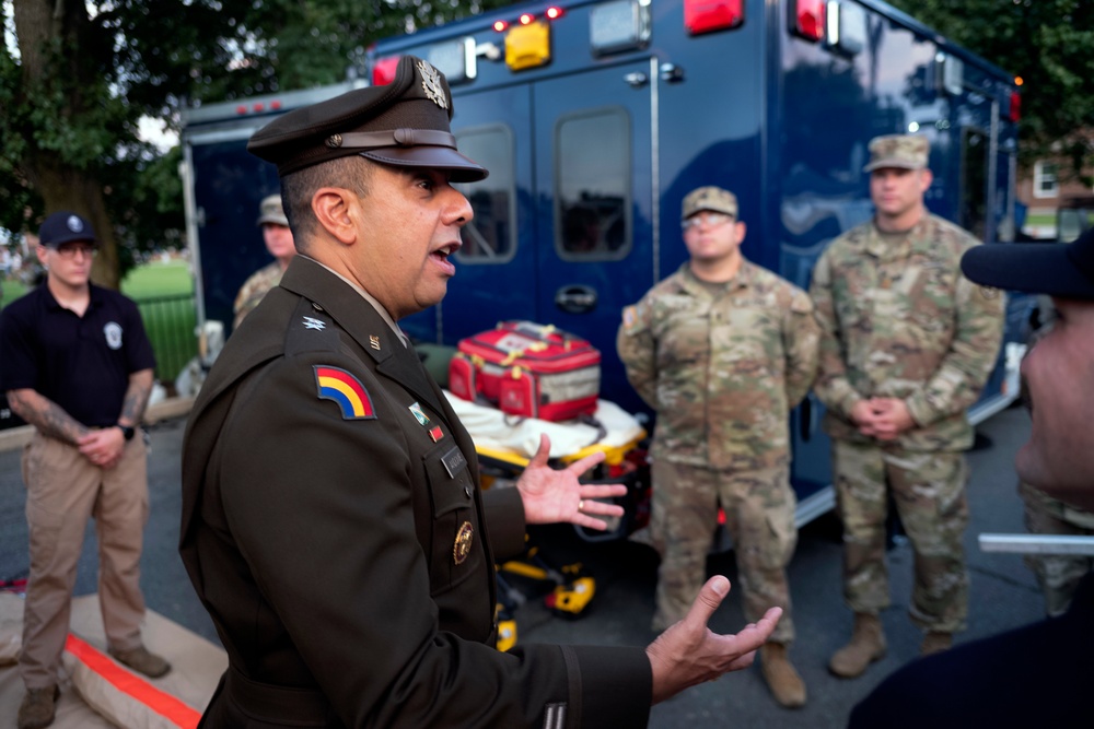 Deputy Director Army National Guard hosts Military District of Washington's Twilight Tattoo