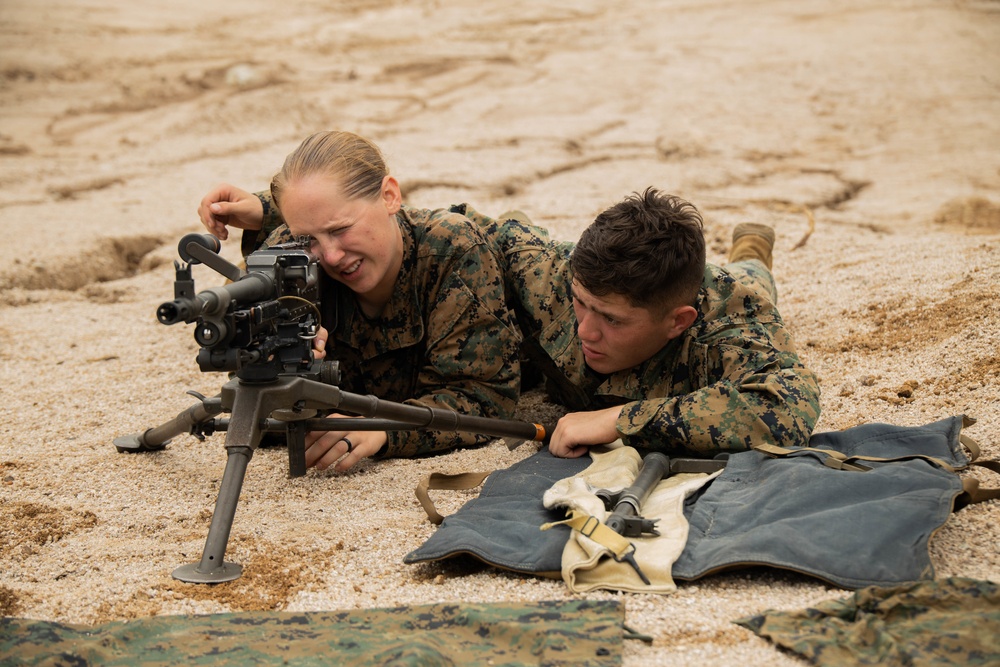 9th ESB Marines practice patrolling skills