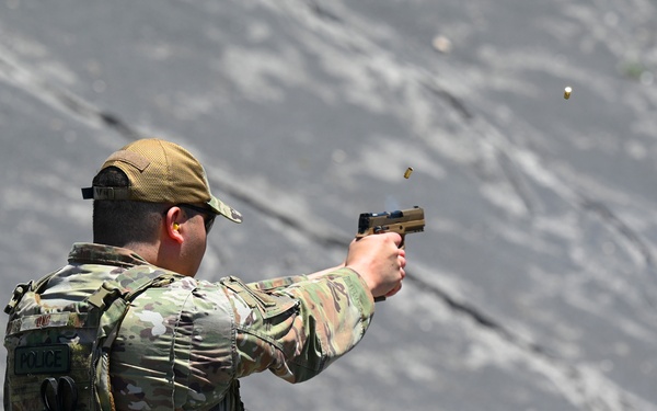The 161st and 162nd Security Forces Squadrons conduct a week of annual training