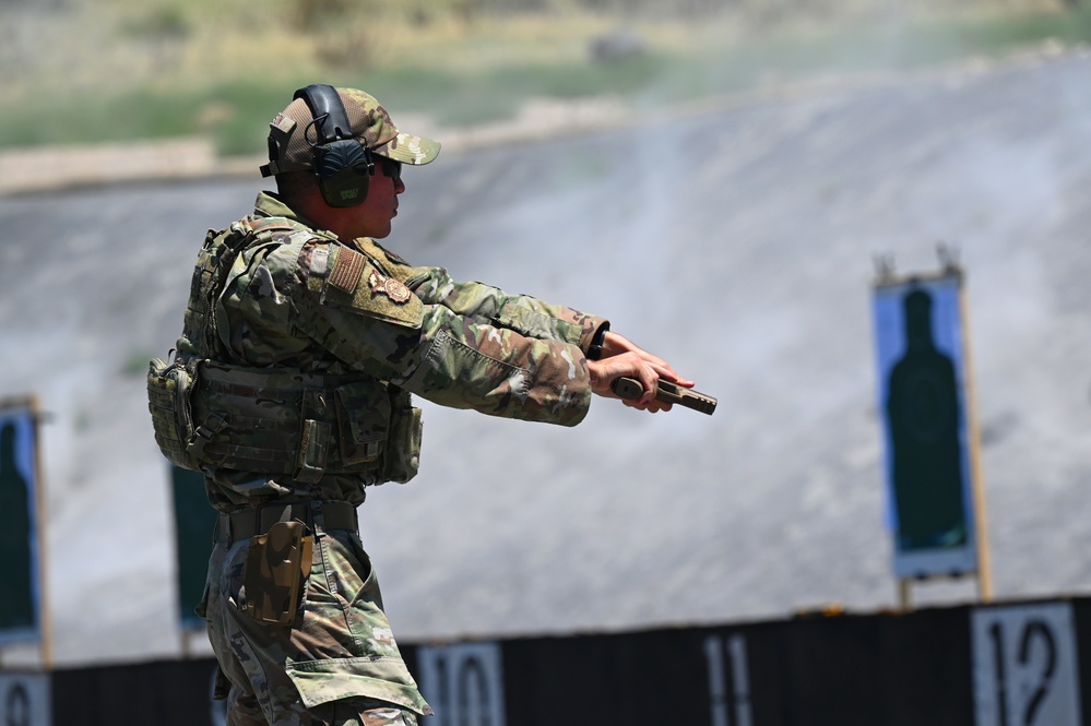 The 161st and 162nd Security Forces Squadrons conduct a week of annual training