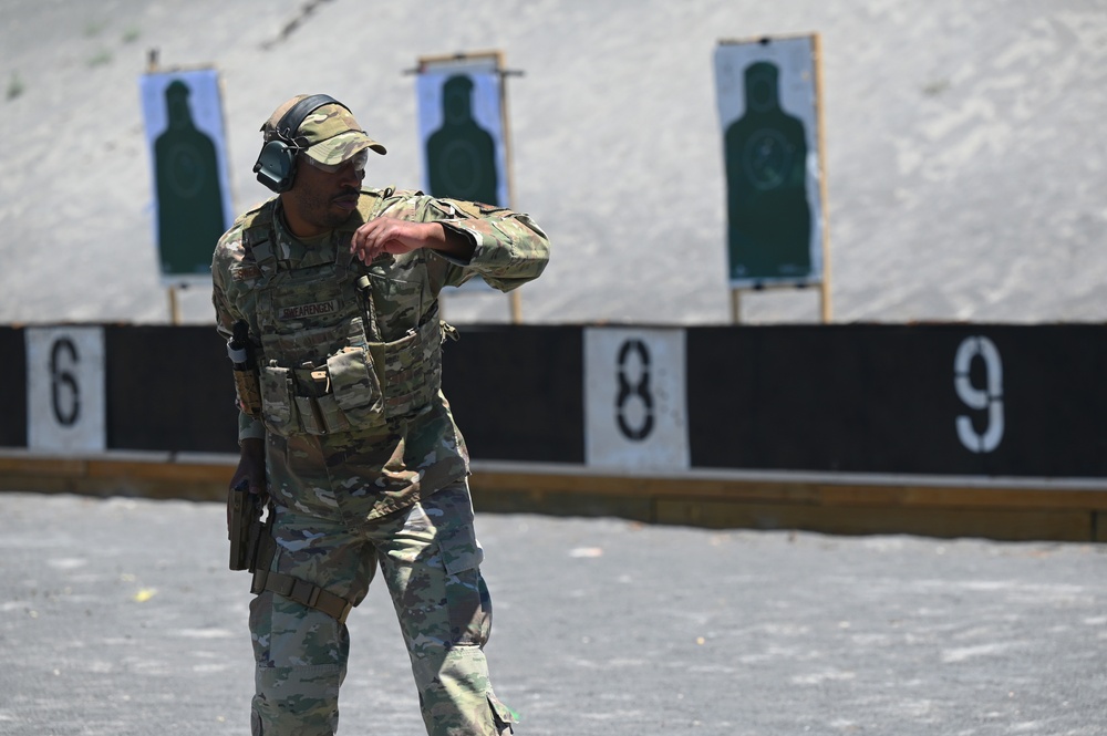 The 161st and 162nd Security Forces Squadrons conduct a week of annual training