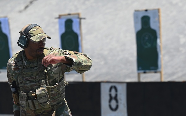 The 161st and 162nd Security Forces Squadrons conduct a week of annual training