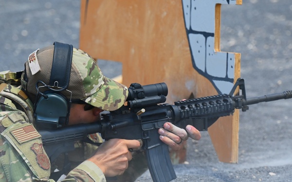 The 161st and 162nd Security Forces Squadrons conduct a week of annual training