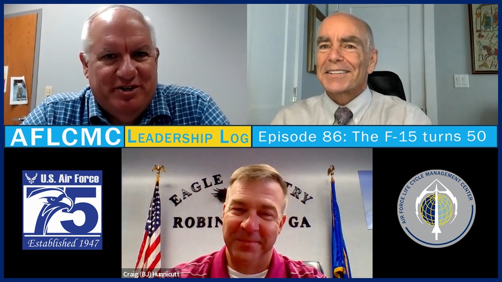 AFLCMC Leadership Log Podcast Episode 86: The F-15 turns 50