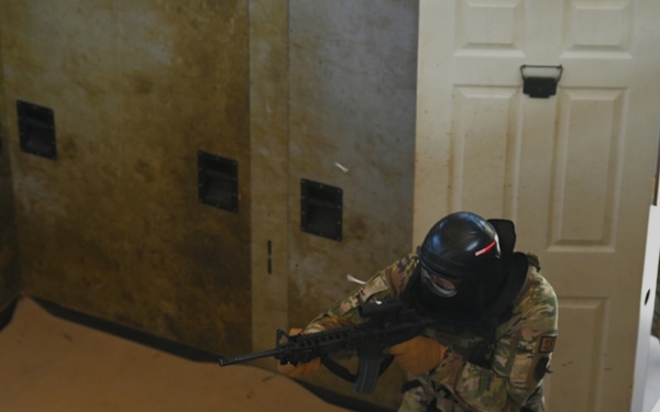 The 161st and 162nd Security Forces Squadrons conduct a week of annual training