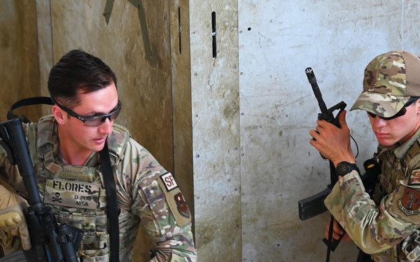 The 161st and 162nd Security Forces Squadrons conduct a week of annual training