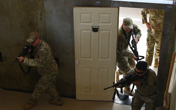 The 161st and 162nd Security Forces Squadrons conduct a week of annual training