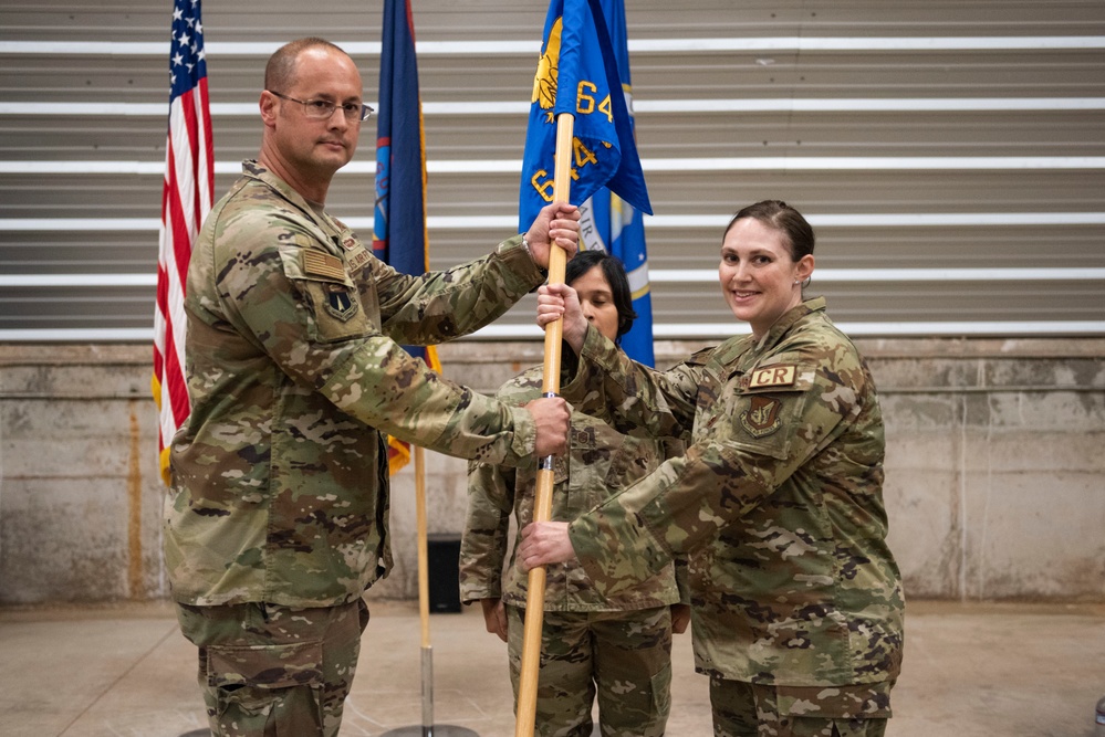 644 CBCS welcomes new commander